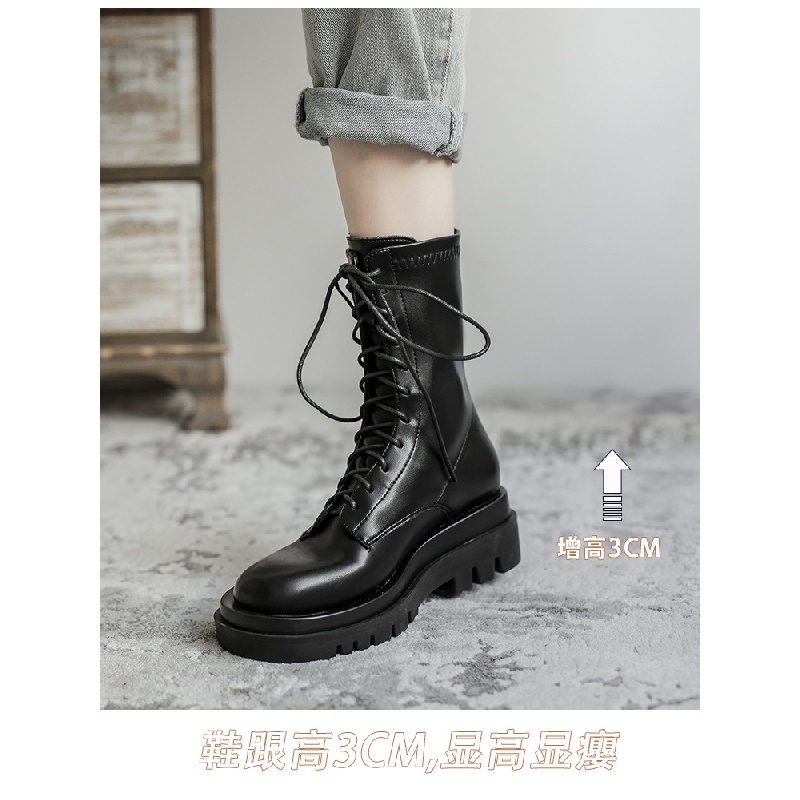 Giày Boot Martin Thiết Kế Mỏng Thời Trang Mùa Xuân Thu Theo Phong Cách Anh Dành Cho Nữ Năm 2021