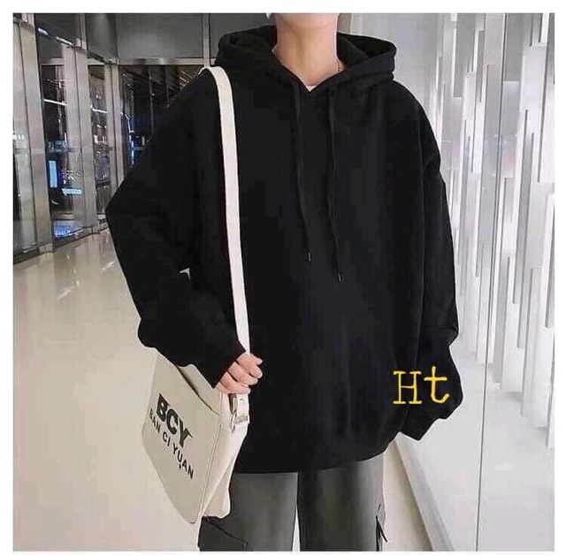 Áo hoodie nỉ trơn baisic HT12