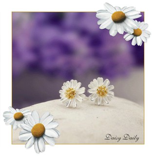 [HOT TREND] BÔNG TAI BẠC THÁI 92.5 HOA CÚC DAISY CUTE