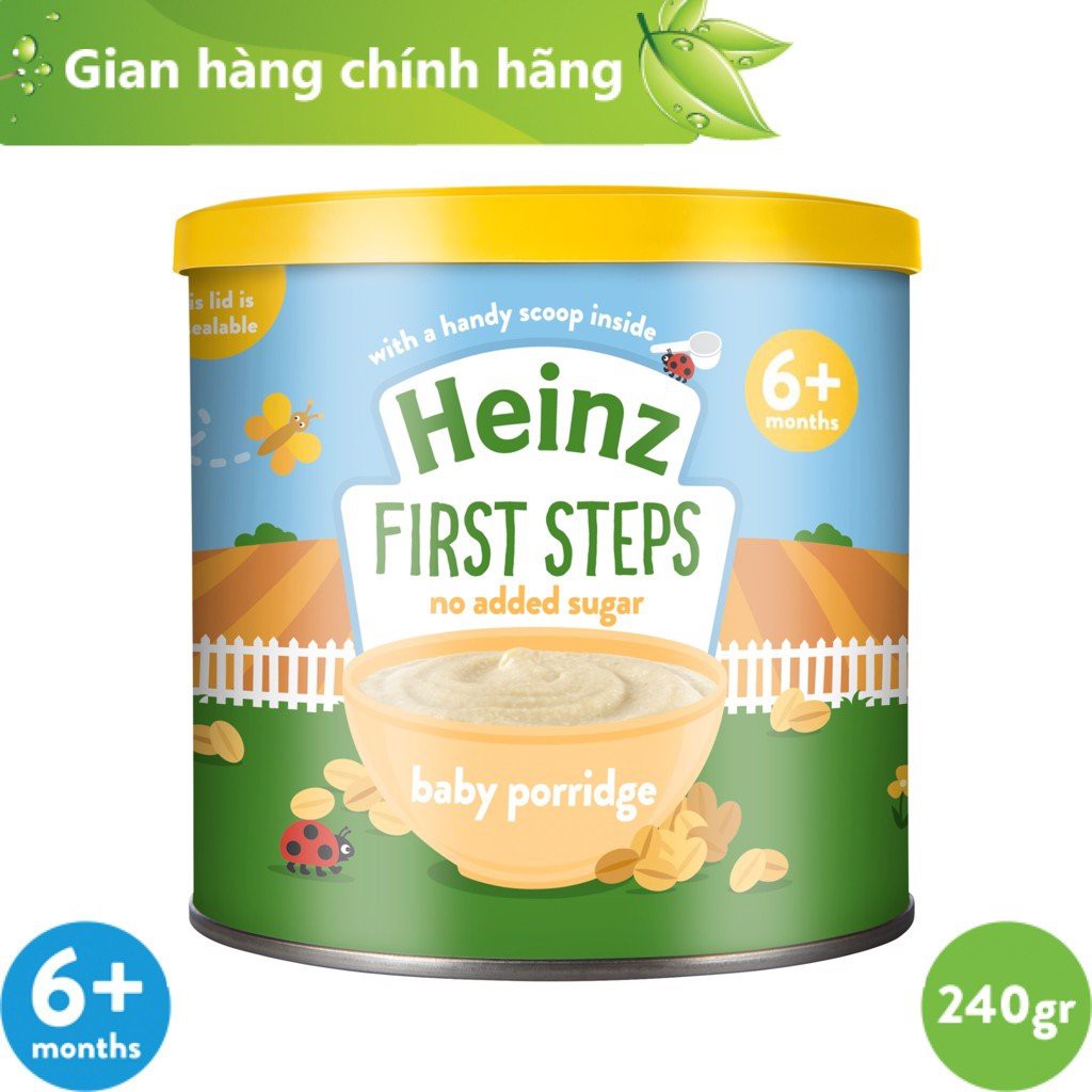 Bột Ăn Dặm Cháo Kem Yến Mạch Heinz Cho Bé 240g
