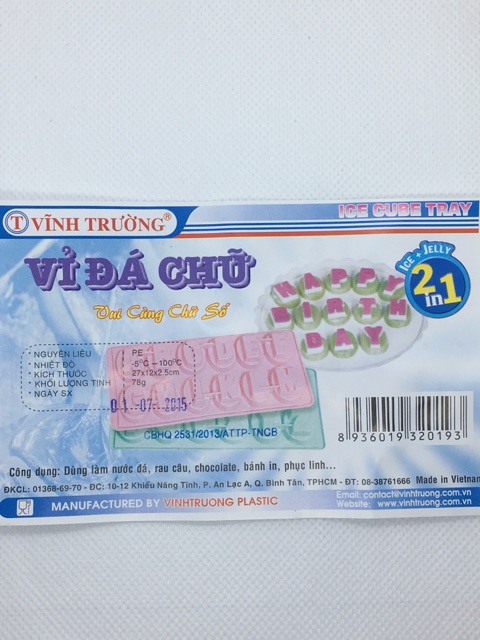 VĨ ĐÁ,THẠCH RAU CÂU HÌNH 24 CHỮ CÁI