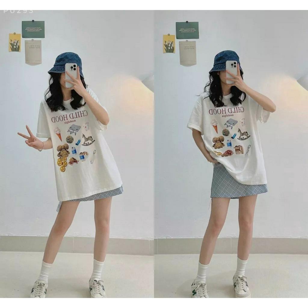 Áo phông nam nữ chill hood  tay lỡ  Chất cotton  FREESIZE dáng thụng  ULZZANG HÀn Quốc trẻ trung năng động