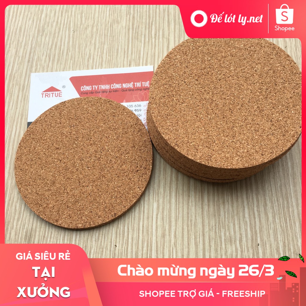 Mua Đế Lót Cốc Gỗ Ép Có Sẵn{freeshopee}-Bán Lẻ Đế Lót Cốc Gỗ Mùn Hà Nội