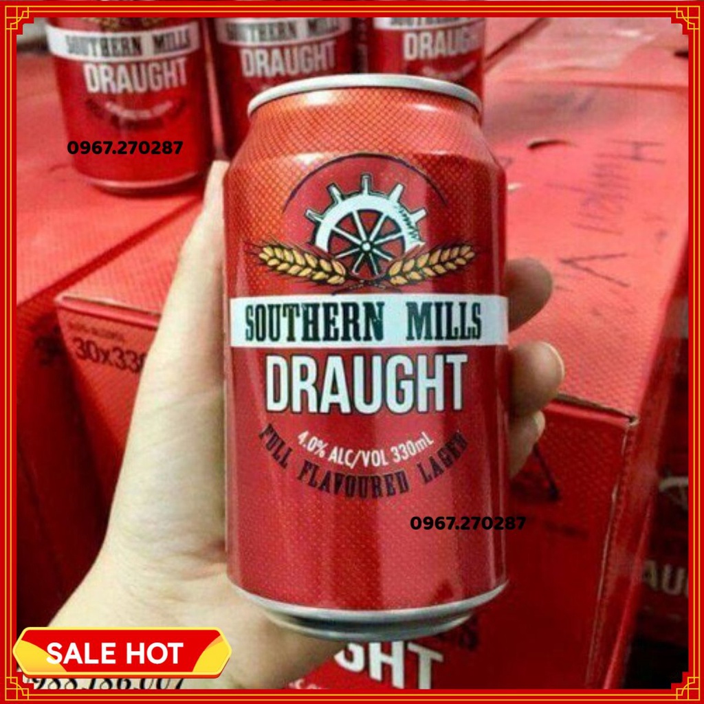 Bia Đỏ Southern Mills Draught Úc - Chính hãng