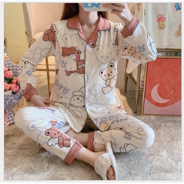 Bộ đồ pijama bầu và sau sinh cho con bú.