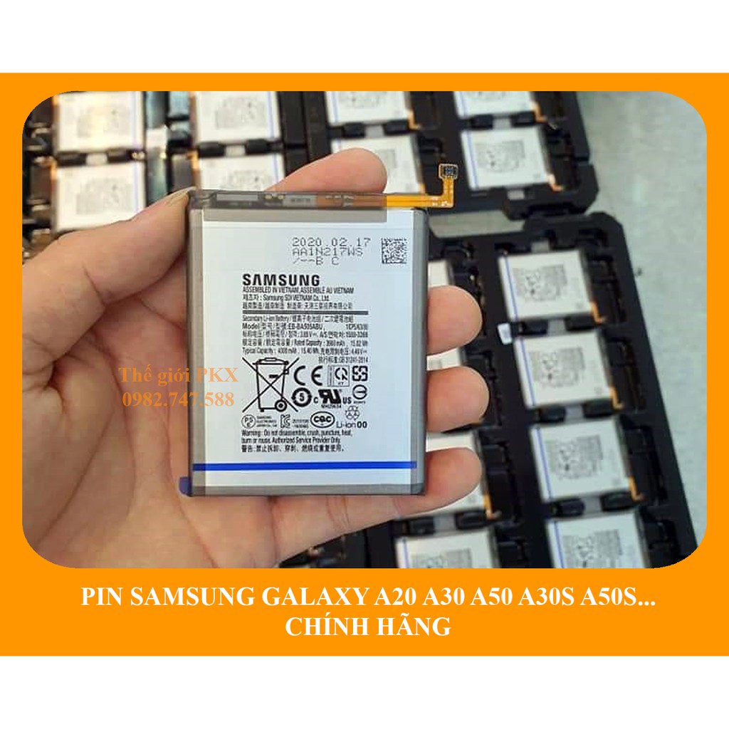 Pin Samsung A20 A30 A50 A30S A50S...chính hãng | Phát hiện fake đền 20 lần giá trị sản phẩm