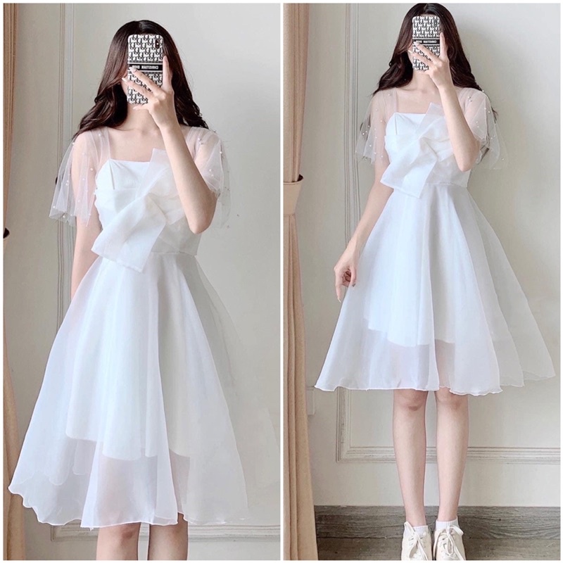 ❤️[ẢNH THẬT]V256 VÁY ĐẦM XOÈ ĐÍNH NGỌC nhân tạo DỰ TIỆC, DẠ HỘI KỶ YẾU PROM, VÁY CÔNG CHÚA ĐI CƯỚI/ DU LỊCH❤️