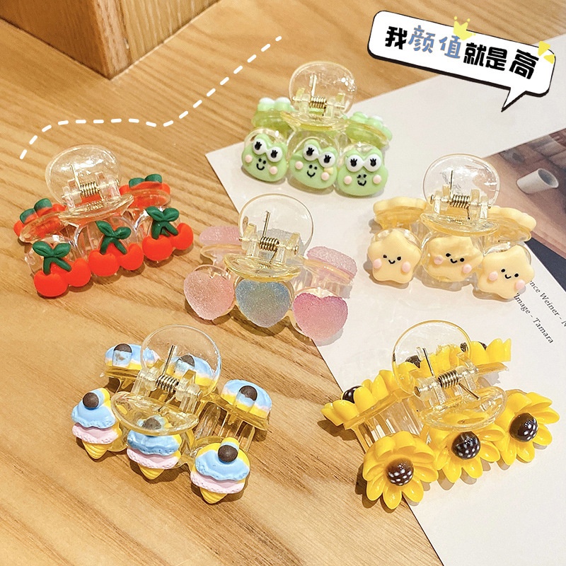 Kẹp Tóc Kiểu Dáng Hoạt Hình Dễ Thương 2022 Cho Bé