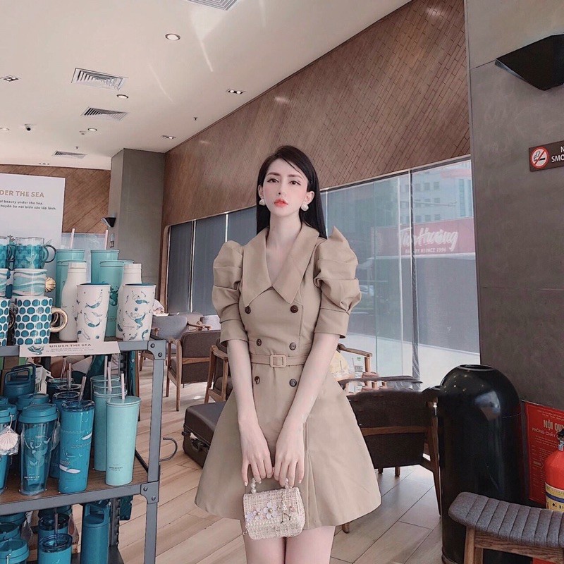 ĐẦM DỰ TIỆC CỔ VEST - LIKEHER