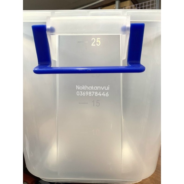 Thùng nhựa vuông tiện ích việt nhật 30L