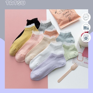 Combo 10 đôi tất cổ ren phong cách Hàn Quốc