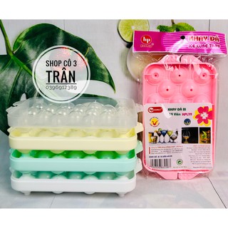 Vĩ làm đá hình viên bi - Khay đá bi lớn 18 viên HPL79 - Khuôn làm topping an toàn, tiện lợi