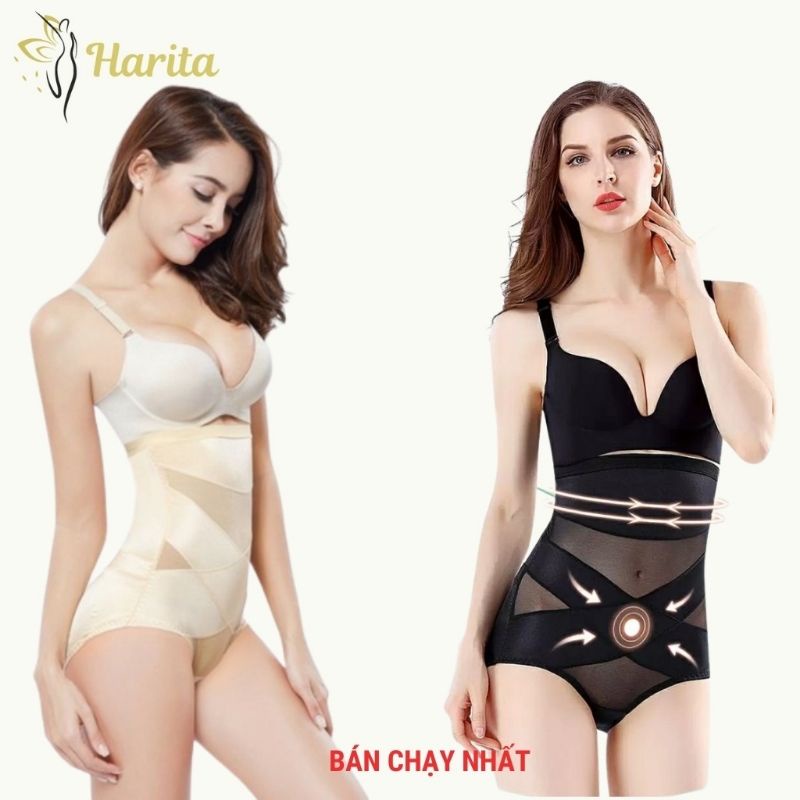 Quần lót nữ gen nịt bụng định hình eo Harita cao cấp xuất Nhật