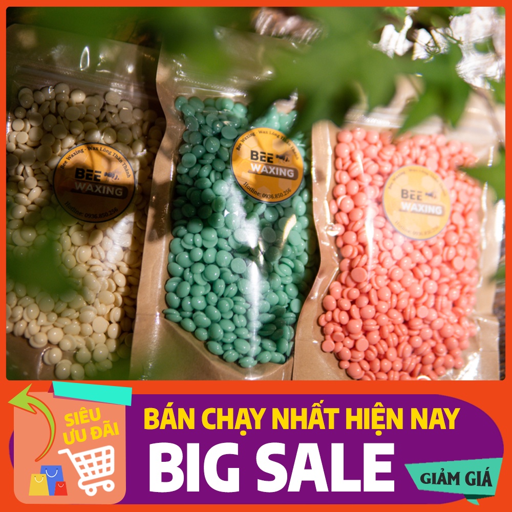 [Mã SRBACK010912 hoàn 20K xu đơn 50K] 100g Sáp Wax Lông Nóng Hard Beans Triệt Lông Tại Nhà [Tặng Kèm Que Wax]