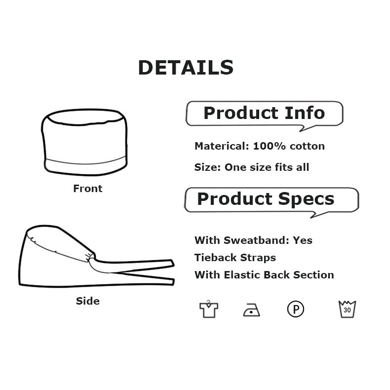 Mũ Phẫu Thuật Đơn Sắc Thoáng Khí Có Thể Điều Chỉnh Cho Nha Sĩ / Nha Khoa