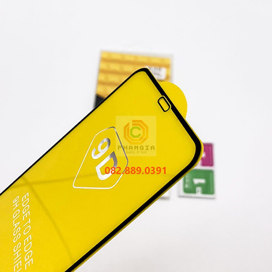 Kính cường lực Samsung A11 full màn, full keo, không li ti