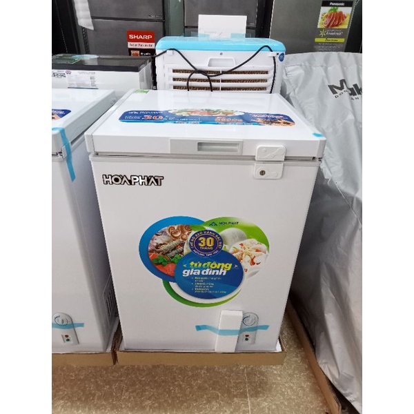 Tủ đông một cánh Hoà Phát 107 lít, tủ lạnh tủ đông mi ni