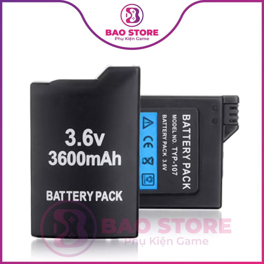 Pin PSP 1000/2000/3000, loại cao cấp & 3600mah l Có đầy đủ các loại pin