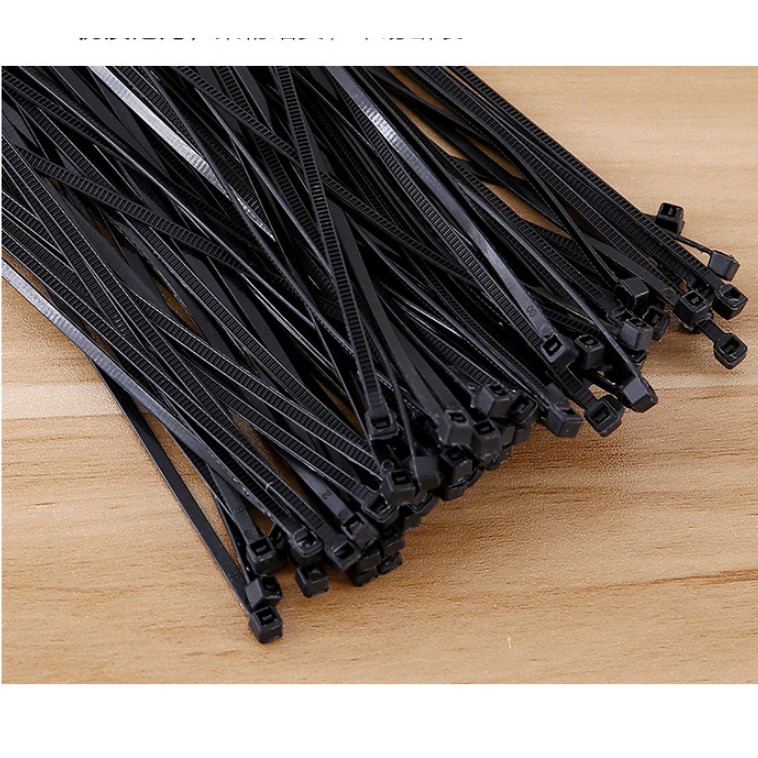 Set 100 dây thít nhựa buộc nhanh size 2,5x150mm MÀU ĐEN, dây rút nhựa buộc nhanh siêu tiện ích