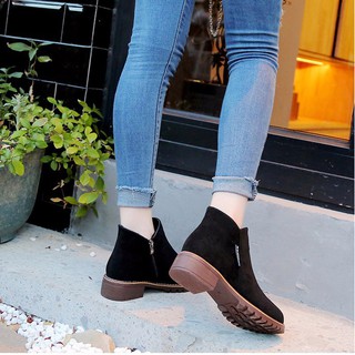 (Có hình thật) Giày Boot nữ thời trang B096D