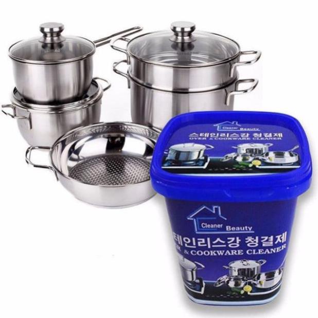Kem Cọ Tẩy Trắng Đáy Xoong Nồi Chảo Đa Năng Hàn Quốc  - Đồ dùng, dụng cụ nhà bếp, kệ hũ gia vị