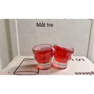 Đèn cầy ly - Mắt Tre (hộp 6 cặp)