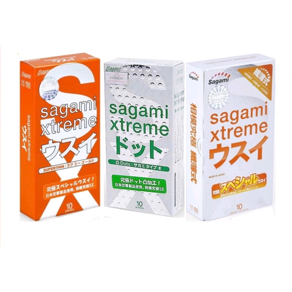Bao Cao Su Sagami Xtreme Gân Gai  Nhập Khẩu Chính Hãng