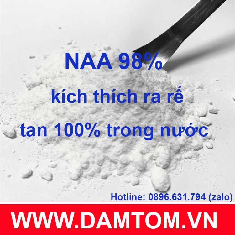 Siêu kích thích ra rễ Auxin NAA Ấn độ 98% tan trong nước - gói 100g