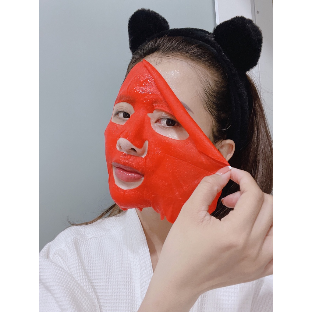 Combo 3 Mặt Nạ Dưỡng Da Cân Bằng Độ PH Red Ampoule Mask PH 5.5 So Natural 5gram