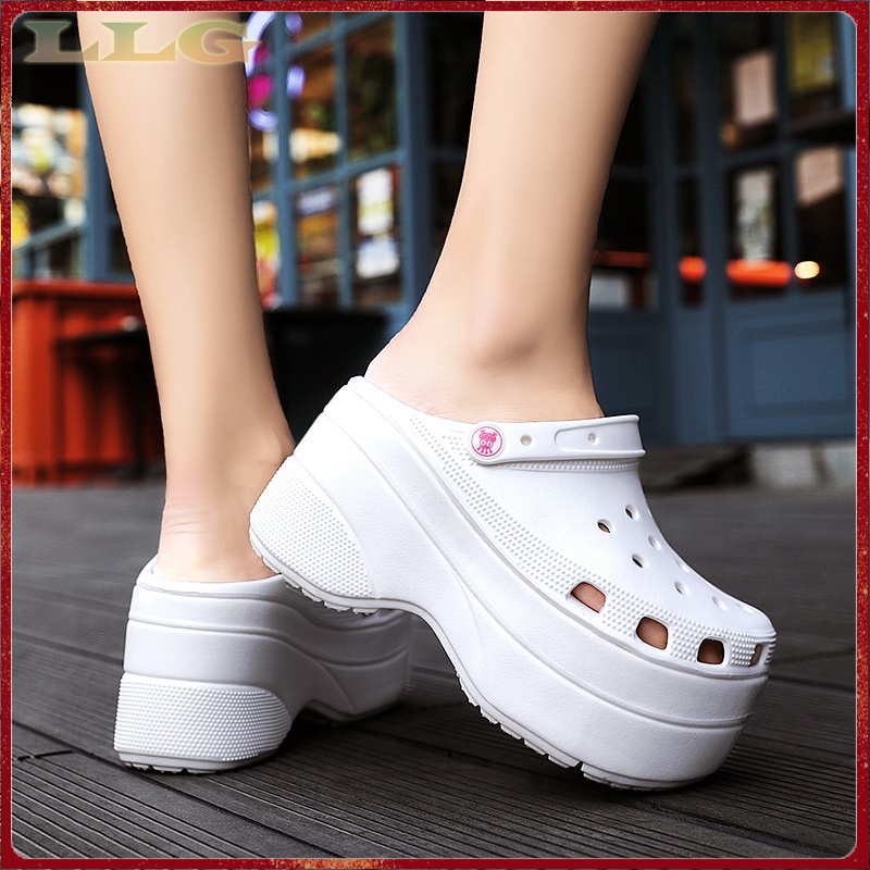 Giày Sandal Cao Gót 10cm Đế Dày Tăng Chiều Cao Cho Nữ