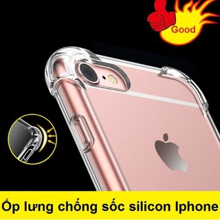 Ốp lưng iPhone 7 Plus / 8 Plus dẻo Trong suốt Chống sốc