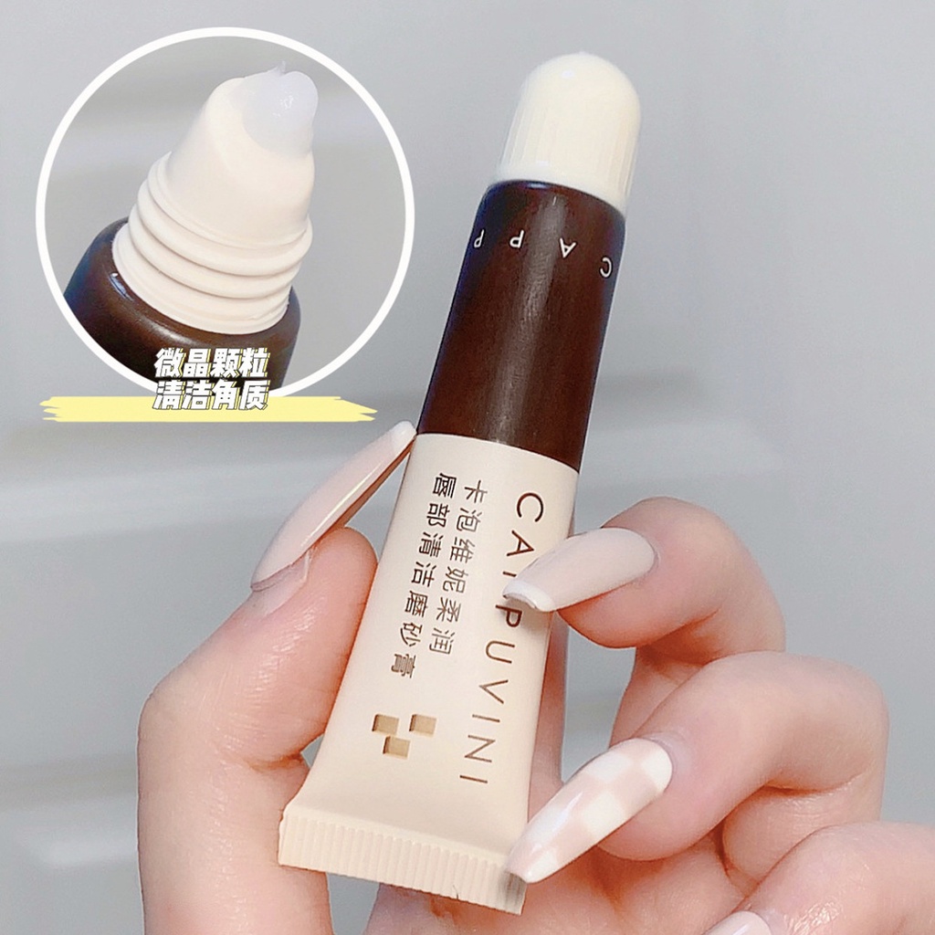 Set son dưỡng môi CAPPUVINI Chiết Xuất Dừa Vitamin E Dưỡng Ẩm Loại Bỏ Da Chết Và Nếp Nhăn Bộ Son Tẩy Tế Bào Chết