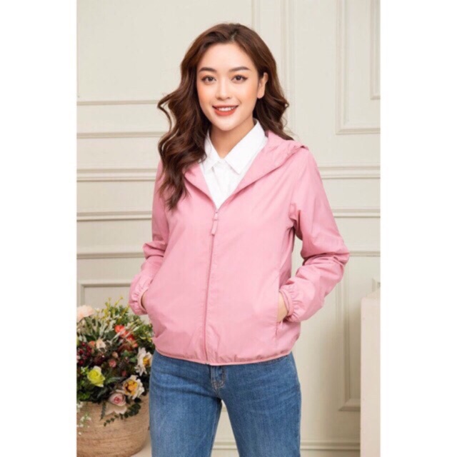 Áo gió nữ 2 lớp ( chống nước )
