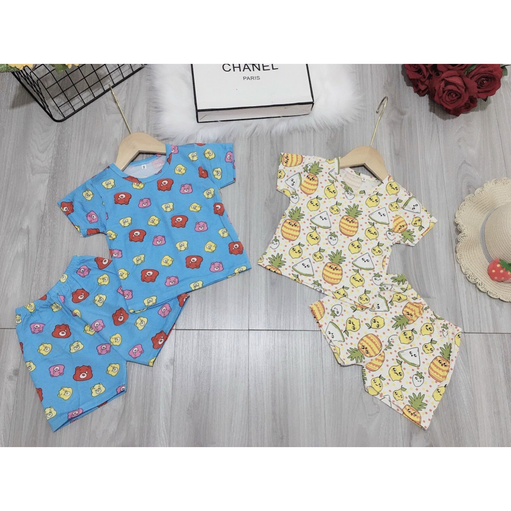 Bán sỉ 5 bộ cotton xuất dư nhiều hình cho bé