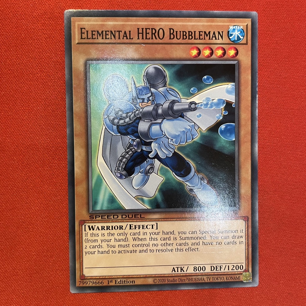 [EN][Thẻ Bài Yugioh Chính Hãng] Elemental Hero Bubbleman