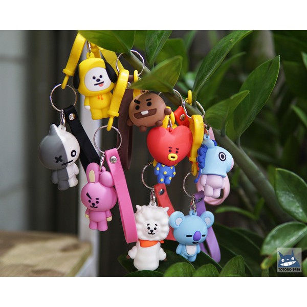 Sỉ 35k Móc khóa BTS chibi 3d móc khóa bts xinh xắn quà tặng xinh xắn dễ thương