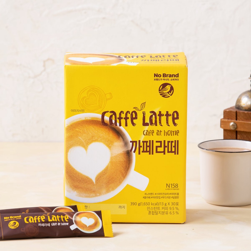 Hộp 30 Gói Cà Phê Hòa Tan Coffee Latte No Brand - Emart VN