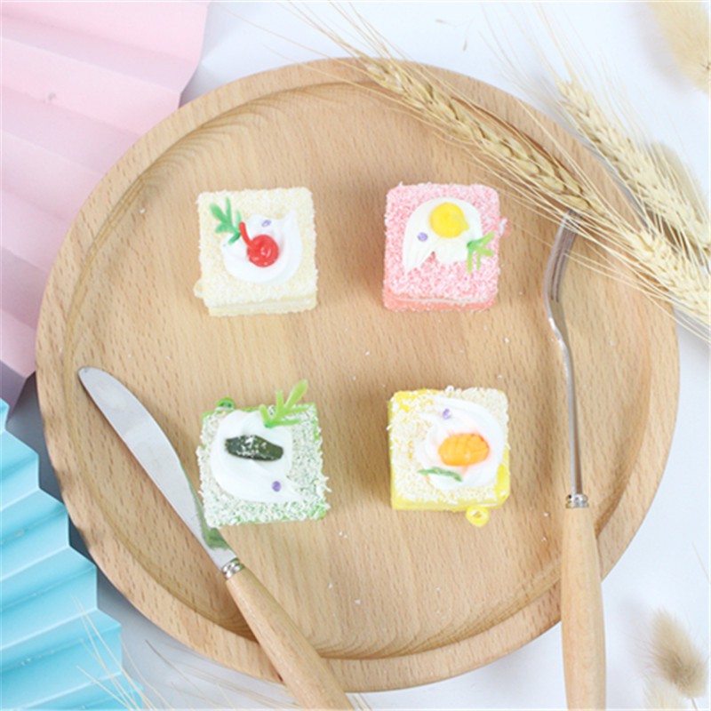 Đồ Chơi Squishy Hình Bánh Kem 4cm Đáng Yêu Cho Trẻ Em