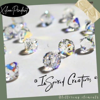 Pha lê Swarovski Nón xỏ đầu 6mm