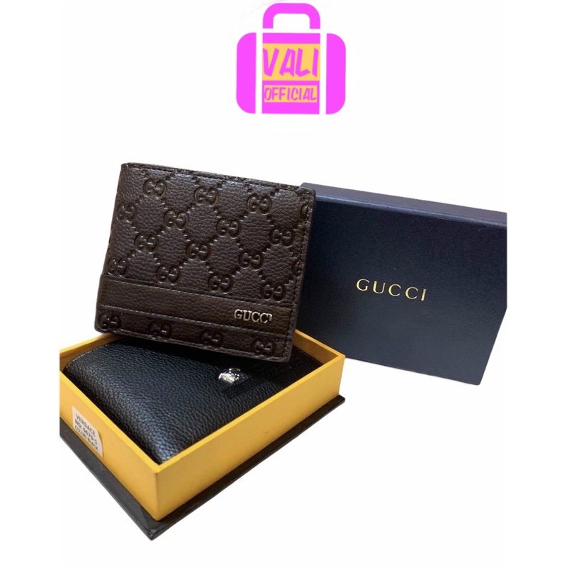 (Free Ship) - Ví Da FULL HỘP, Bóp Gucci Nam,Nữ Vân Nổi,Bóp Da Nam, hoa văn, mầu mẫu mã sang trọng,bền đẹp thời trang