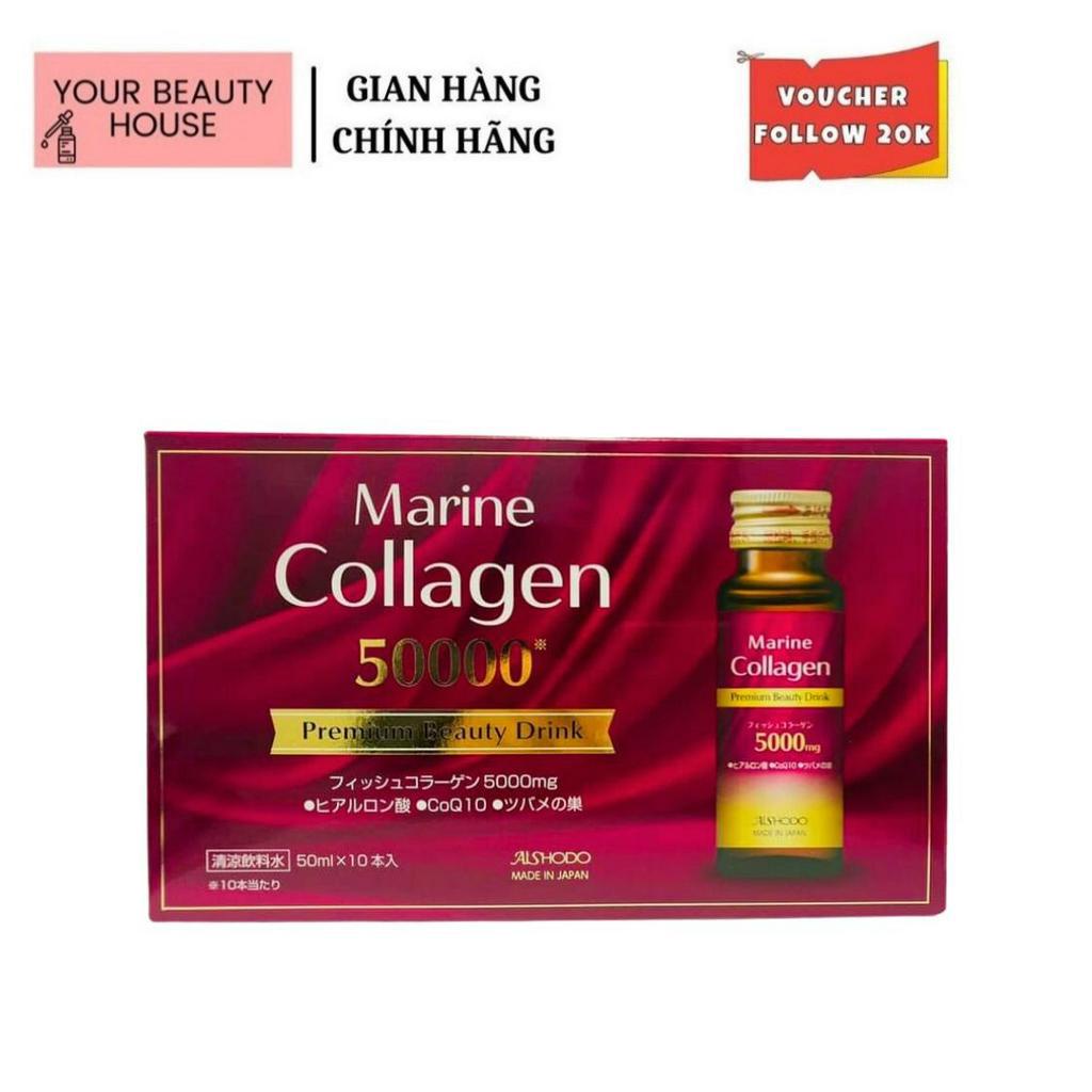 [AISHODO] Nước Uống Marine Collagen 50.000mg - Premium Beauty Drink 500ml