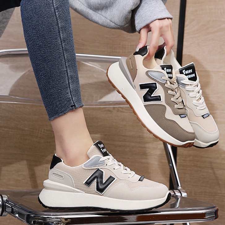 Giày thể thao học sinh siêu nhẹ chữ N tập gym, đi chơi, du lịch thoải mái THU ĐÔNG 2022