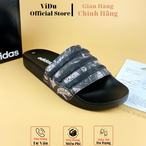 [Ảnh thật] Dép nam thời trang Adidas ViDu - 8939 đế cao su êm nhẹ, chống thấm nước