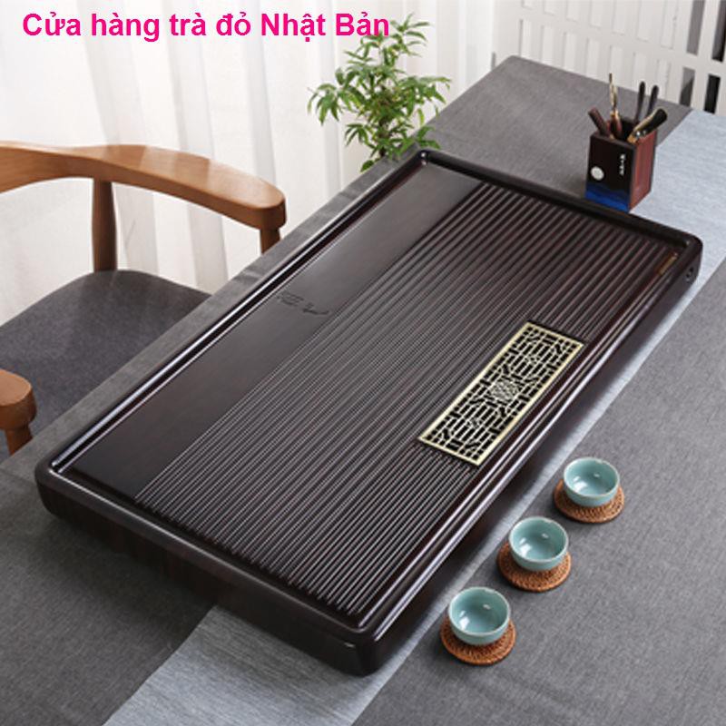 > Khay trà Tanki toàn màu đen Simple Home Carrier Kích thước Đài Loan Kung Fu điện Tâm trạng ghếống hút inox