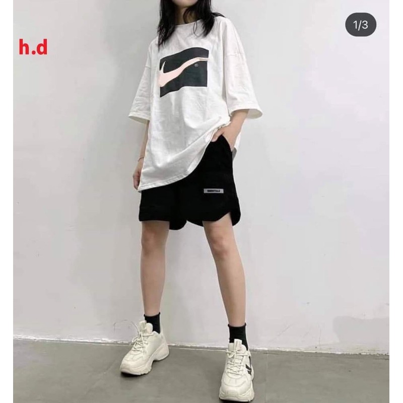 Sét áo ô vuông+quần đùi chữ HĐ12
