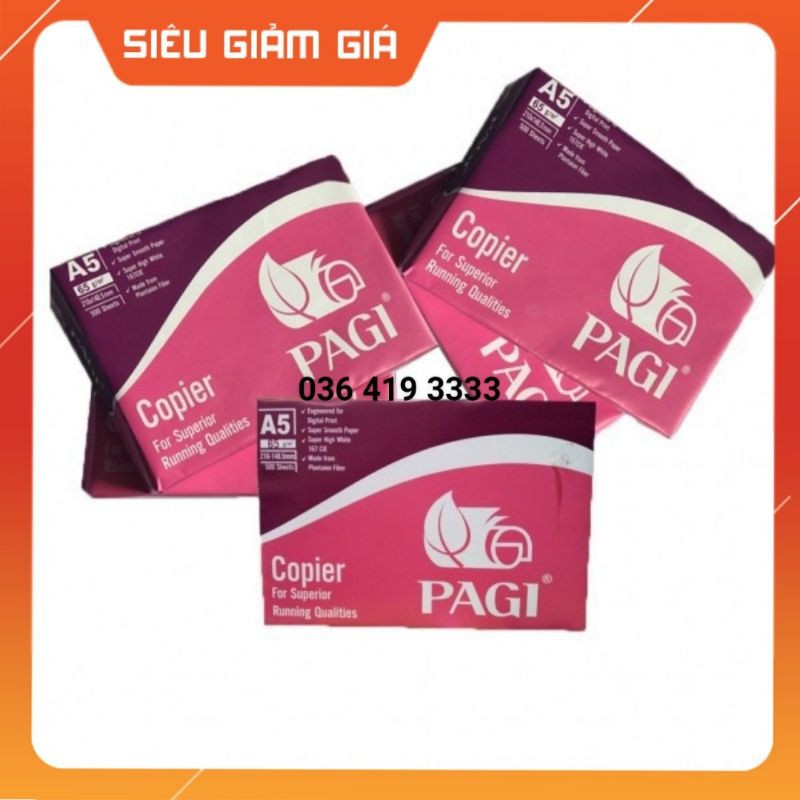 Giấy in Pagi A5 65gsm