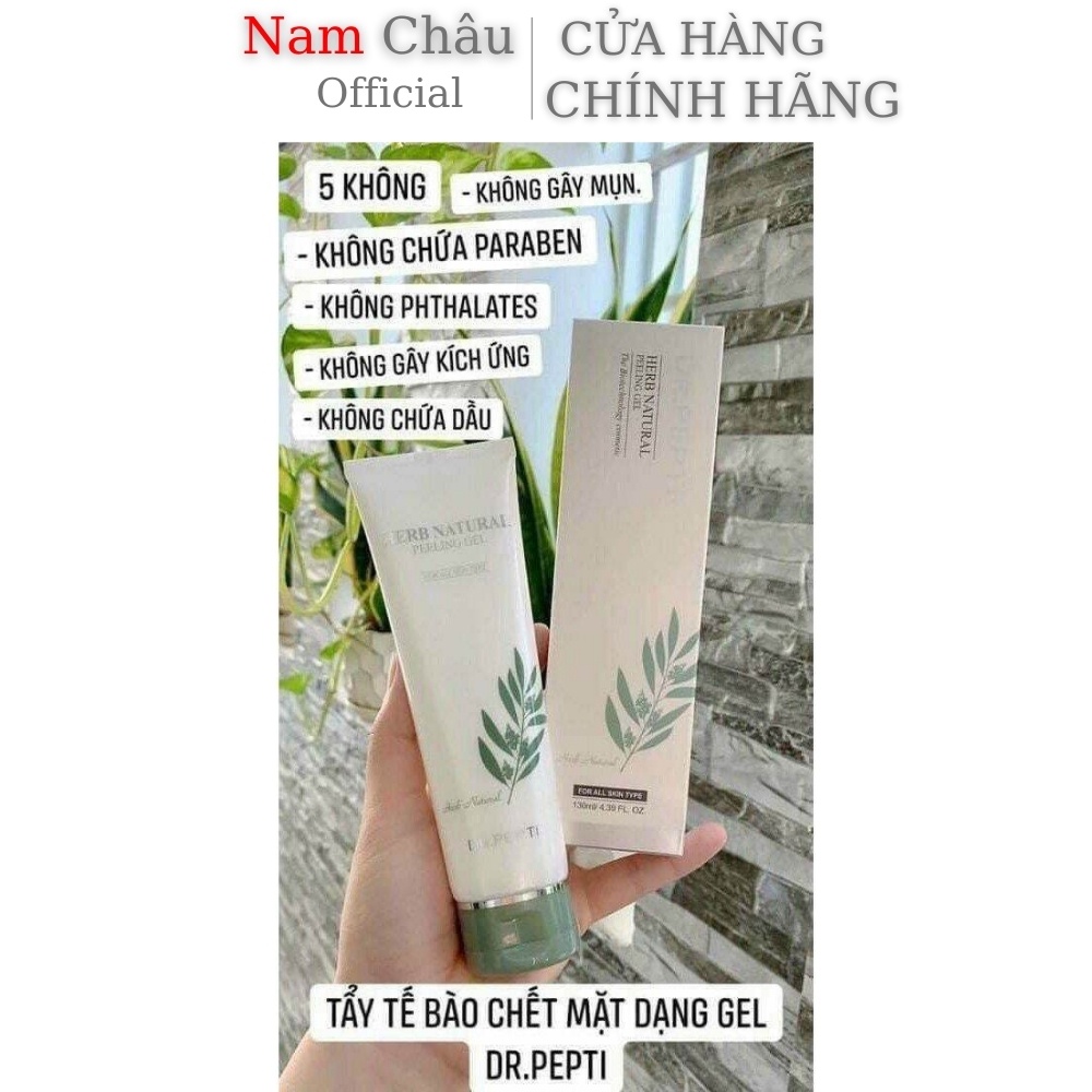 Tẩy Tế Bào Chết Dr Pepti Herb Natural Peeling Gel Trắng Mịn da 130ml NPP Nam Châu