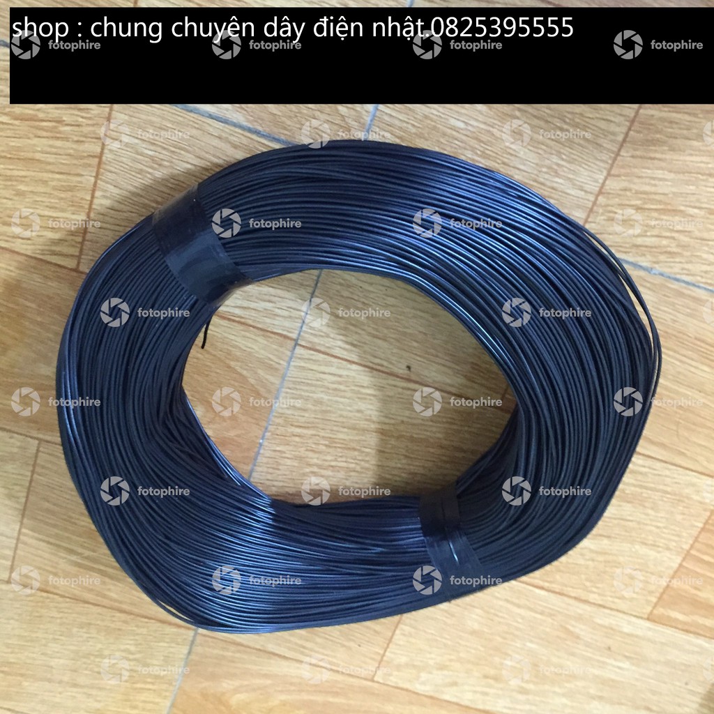 Dây điện nhật 0,5mm 100m màu đen, Chuyên cho điện ô tô. Làm LED.