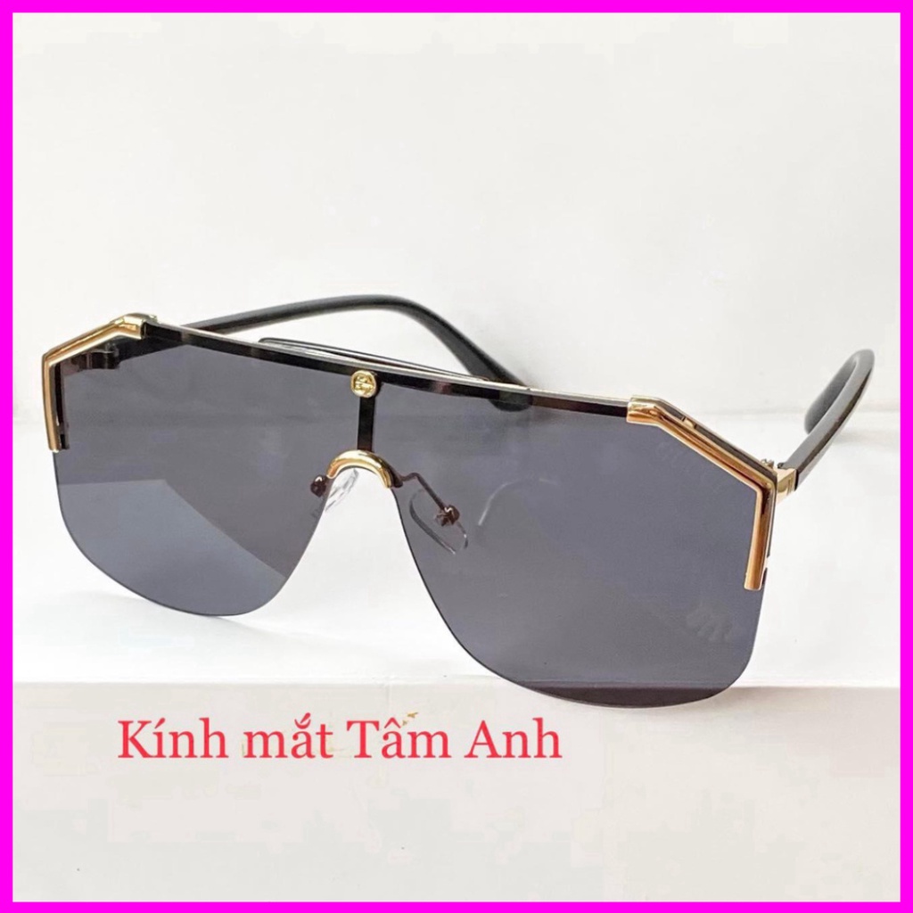 Kính mát thời trang dành cho nam nữ   mắt vuông chống UV400 chống bụi chỉ đường sắc màu thời trang