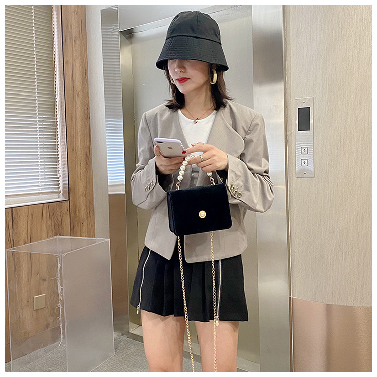 Túi Đeo Chéo JASMIN NOIR Bằng Da PU Thời Trang Hàn Quốc Cho Nữ
